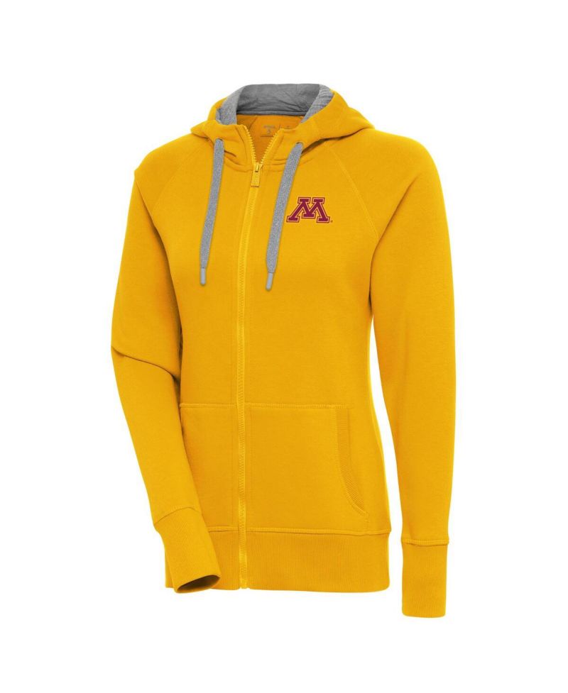 Women's Gold Minnesota Golden Gophers Victory Full-Zip Hoodie