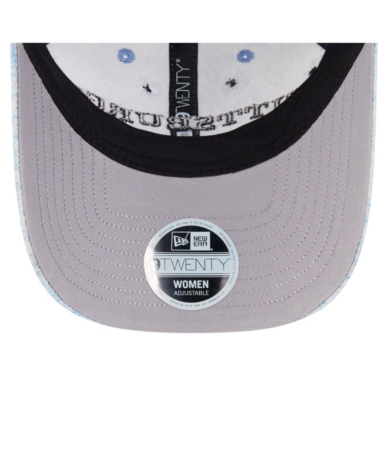 Women's Light Blue Pittsburgh Pirates Daisy All Over 9TWENTY Adjustable Hat