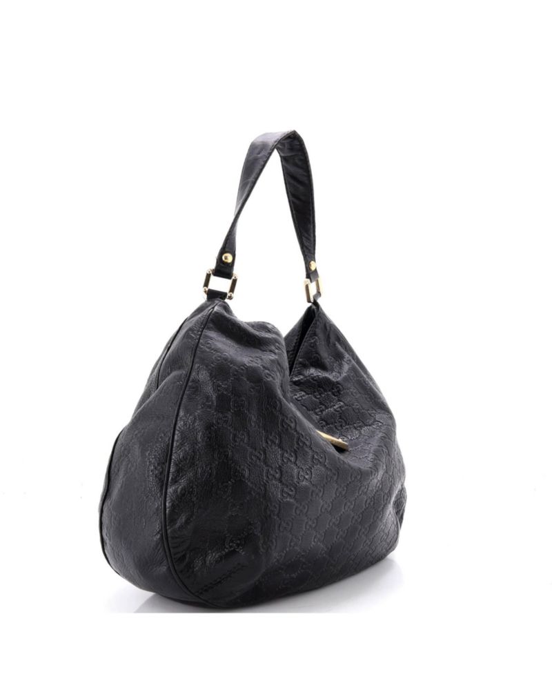 New Ladies Web Guccissima Medium Hobo