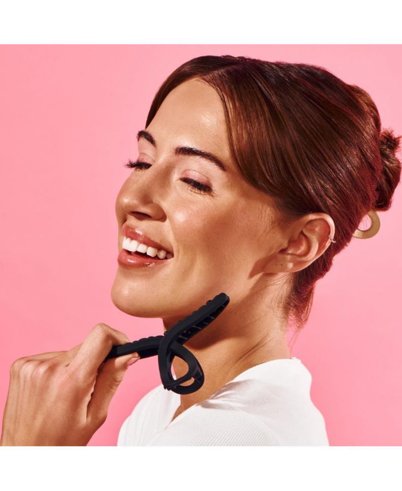 Loop Claw Clip Duo - Gentle Hold Accessory for All Hair Types - Non-Slip, Firm Grip Design for Daily Styling - (2 Pack)