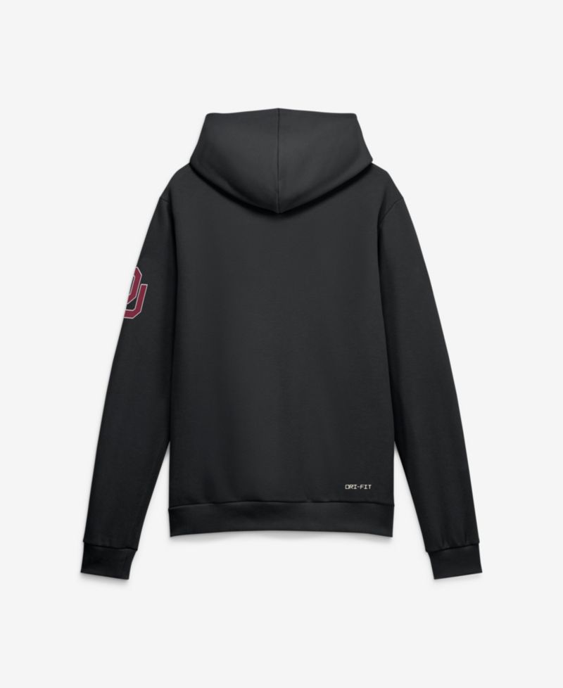 Men's Oklahoma Sooners 2026 Sideline Standard Issue Fleece Loose-Fit Pullover Hoodie