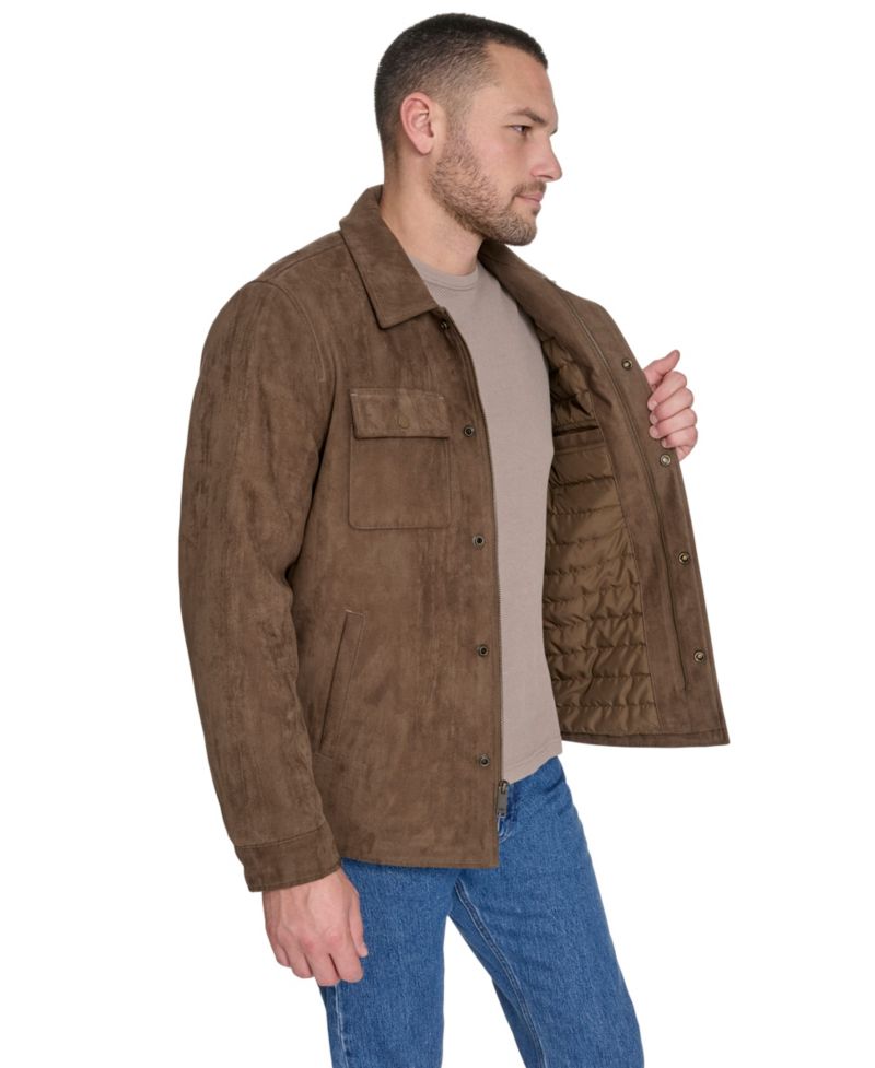 Men's Microsuede Shirt Jacket