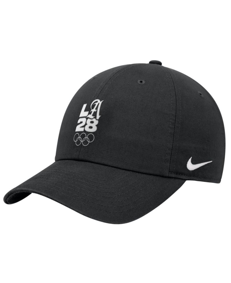 Big Boys and Girls Black LA28 Summer Olympics Club Adjustable Hat