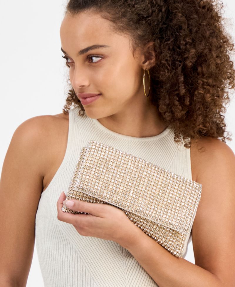 Prudence Small Diamond Mesh Crossbody