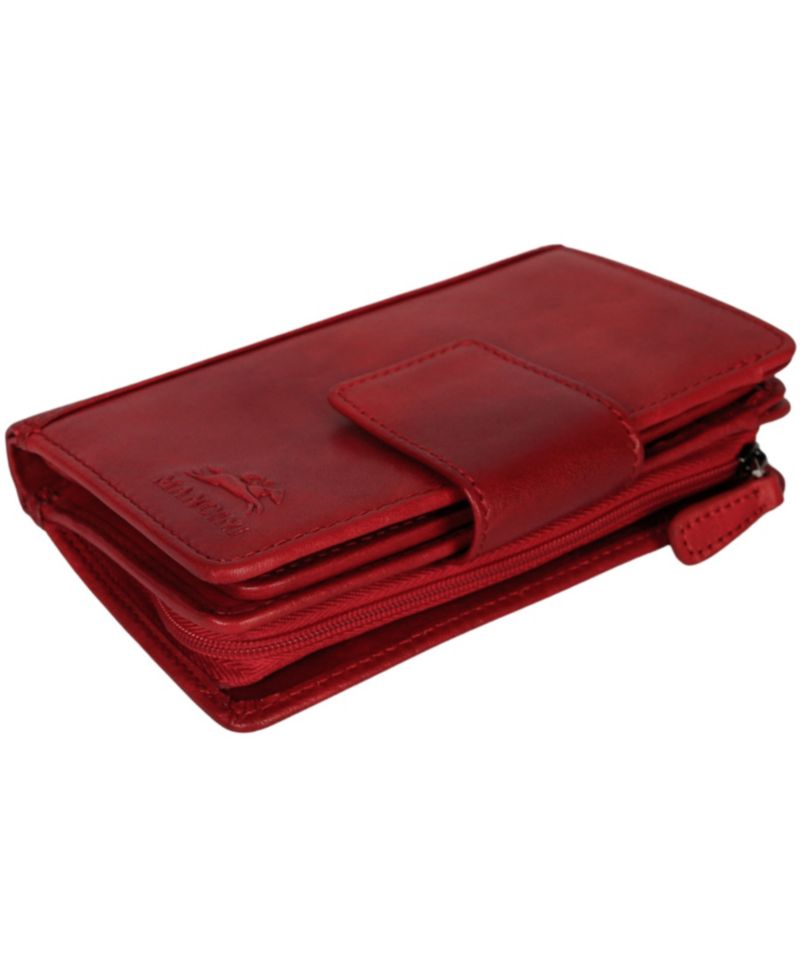 Pelle D'oro RFID Secure Snap Trifold Wallet