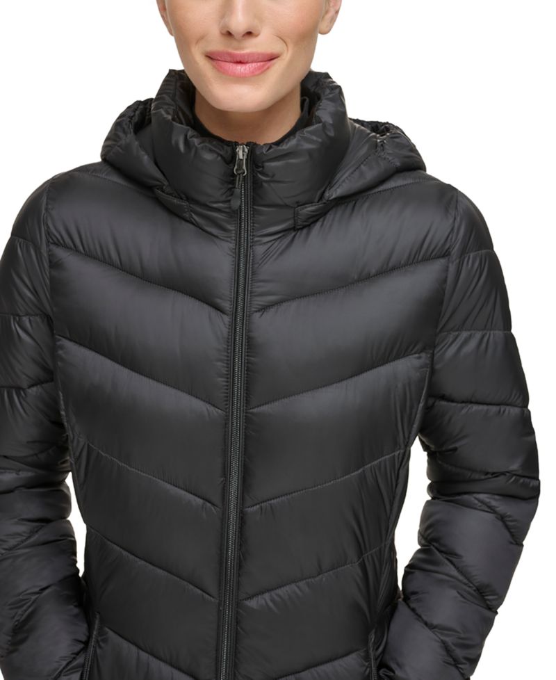 Women's Packable Hooded Puffer Coat