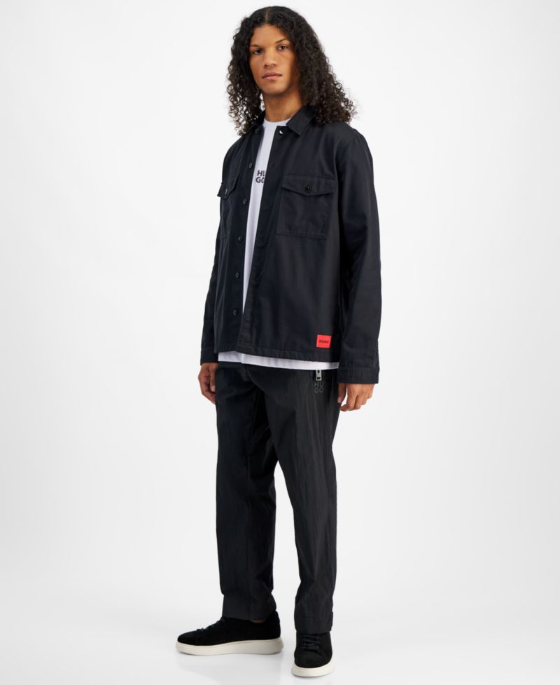 Men's Oversized-Fit Shirt Jacket
