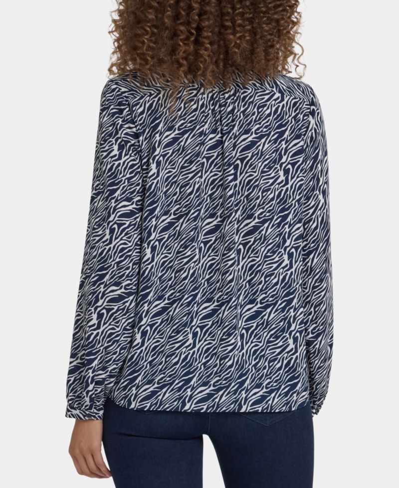 Women's Point Collar Modern Top