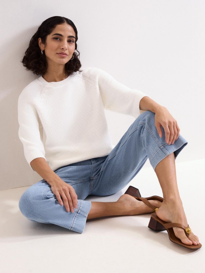 Women's Odette Waffle Knit Sweater