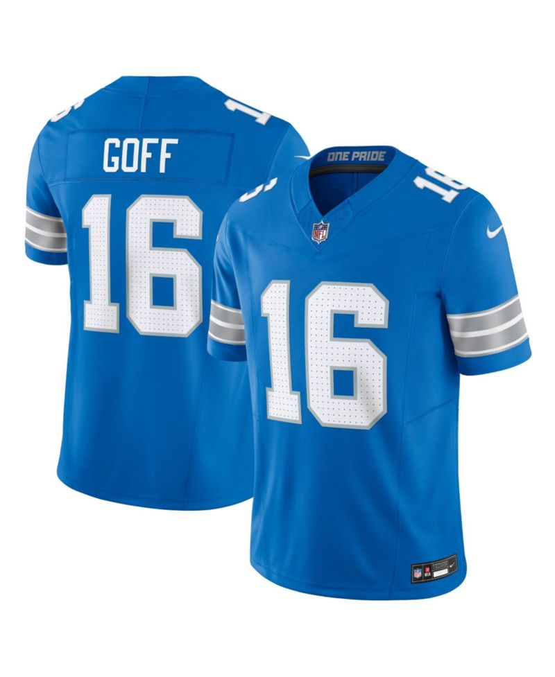 Men's Jared Goff Blue Detroit Lions Vapor F.U.S.E. Limited Jersey