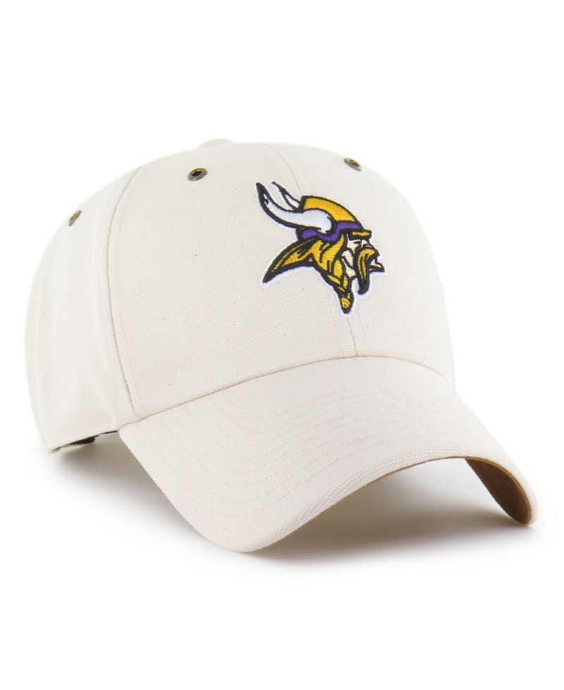 Carhartt x '47 Men's Natural Minnesota Vikings Undyed Clean Up Adjustable Hat