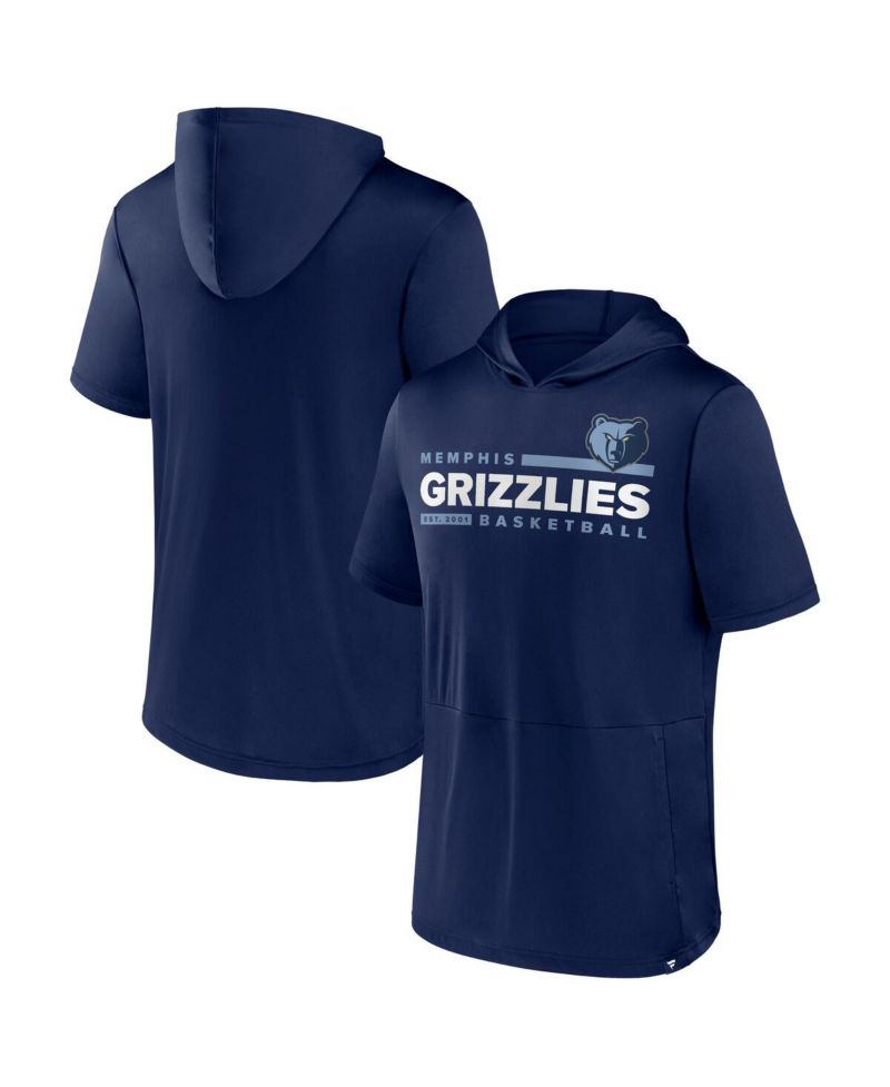 Men's Navy Memphis Grizzlies Possession Hoodie T-shirt