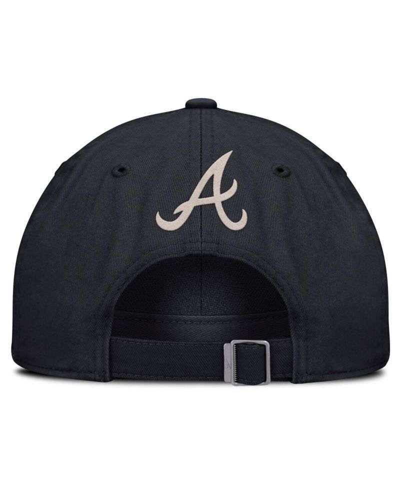 Men's Navy Atlanta Braves Statement Club Adjustable Hat