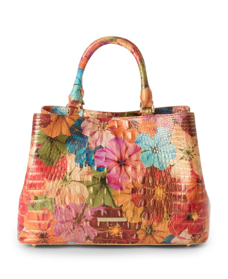 Denise Small Melbourne Medium Leather Satchel Handbag