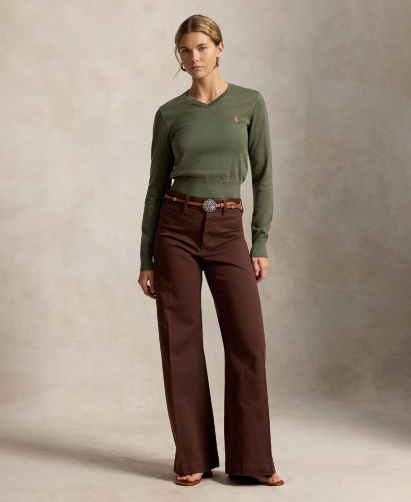 Women's V-Neck Pull-On Sweater