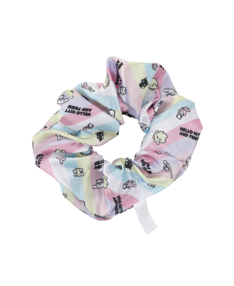 and Friends Printed Fabric Hair Scrunchies (6-Piece Set)