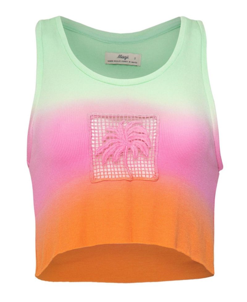 Women's Odalys Tie-Dye Scoop Neck Bikini Top