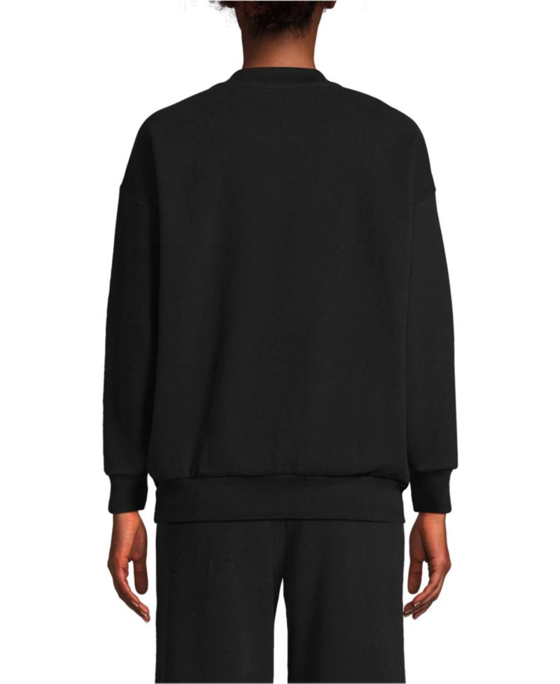 Women's Serious Sweats Oversized Long Sleeve Crew Neck Sweatshirt - Set Top
