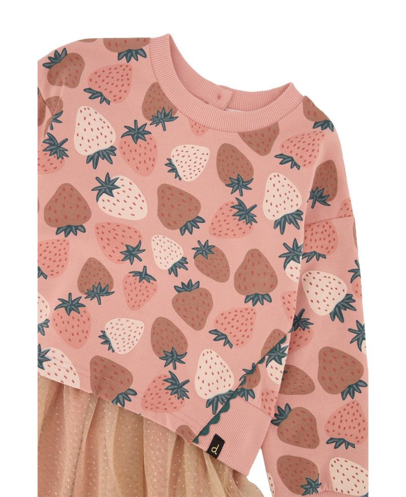 Little and Big Girl's (6-12) Bi-Material Dress