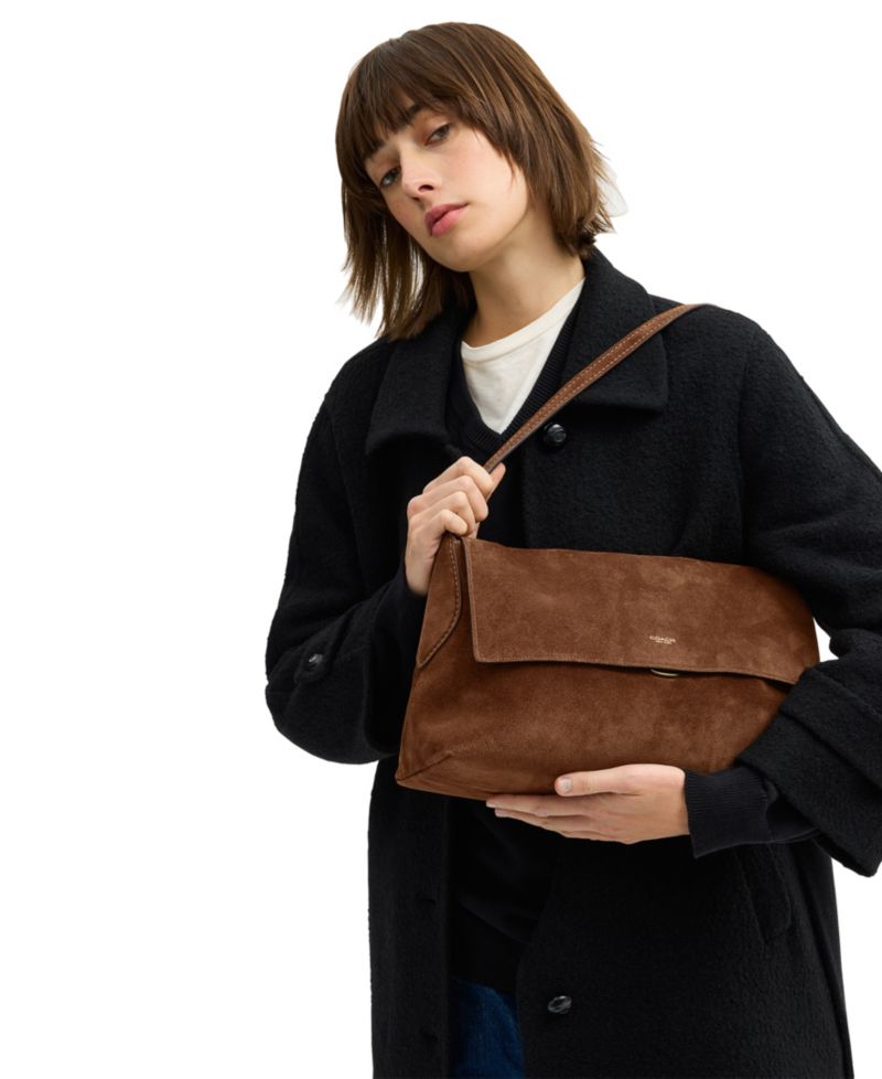 Chelsea Large Suede Shoulder Bag 36
