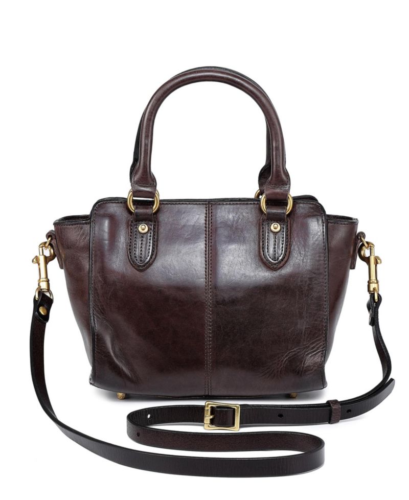Pansy Small Leather Satchel Bag