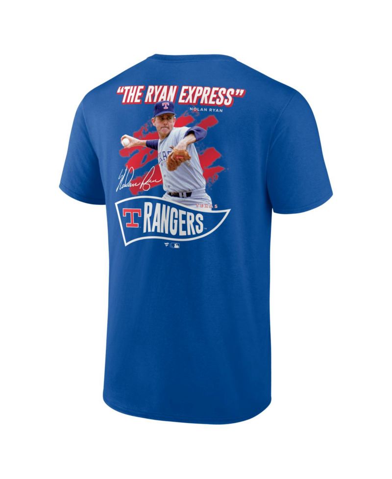Men's Nolan Ryan Deep Royal Texas Rangers Retired Player Nickname Name & Number T-Shirt