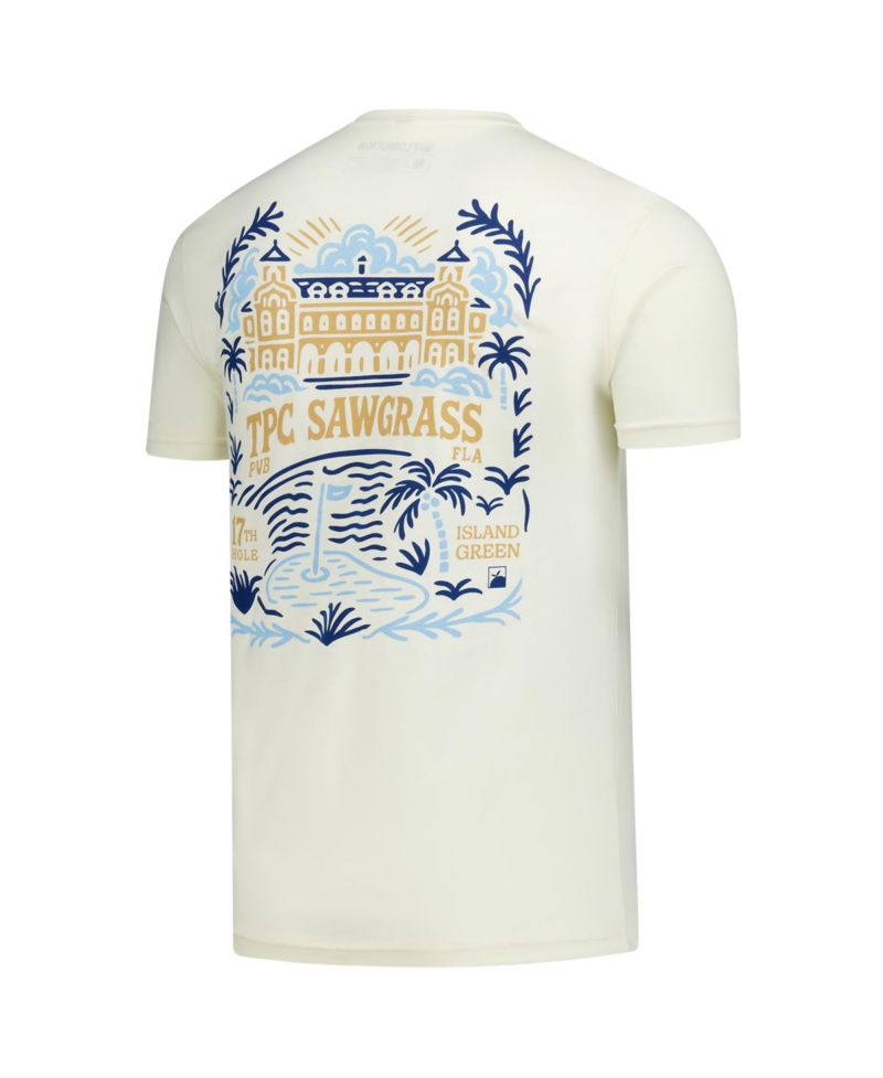 Men's & Women's Cream THE PLAYERS Clubhouse T-Shirt