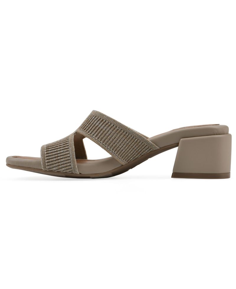 Women's Milled Round Toe Dress Sandals
