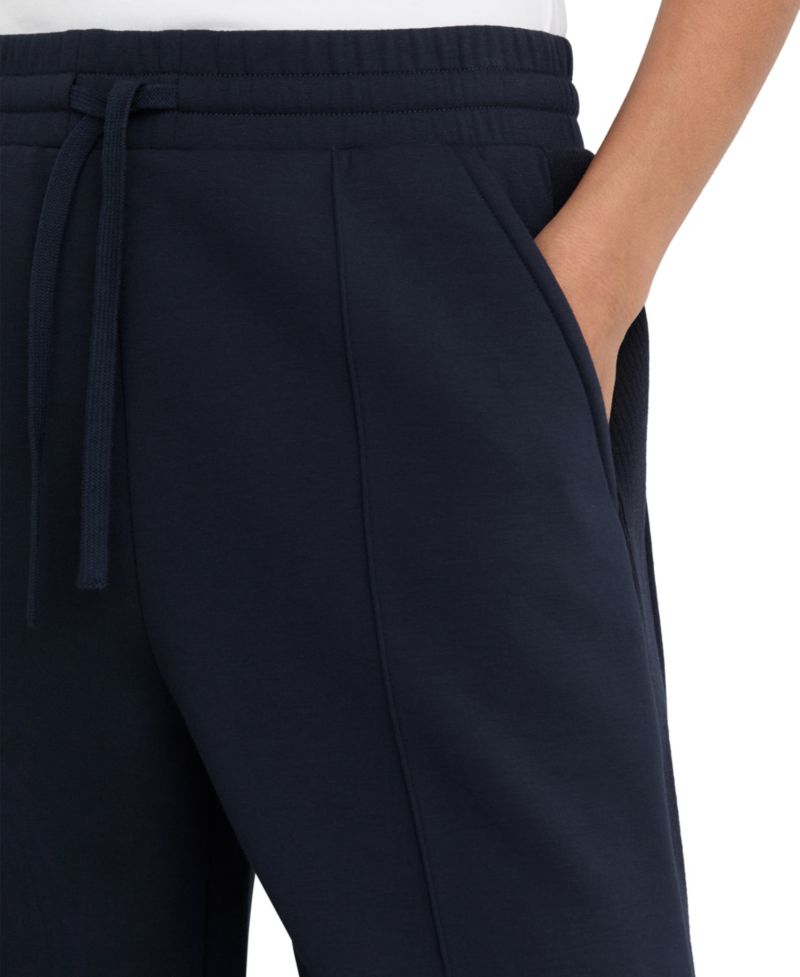 Women's Premium Interlock Wide-Leg Jogger Pants