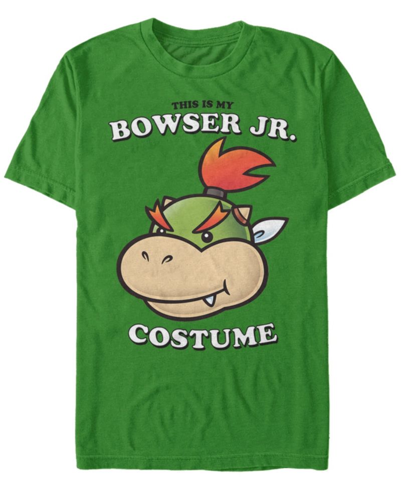 Nintendo Men's Super Mario Bowser Jr. Halloween Costume Short Sleeve T-Shirt