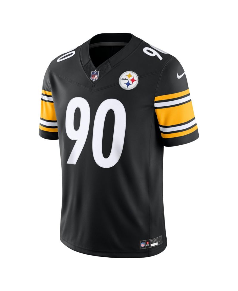 Men's T.J. Watt Black Pittsburgh Steelers Vapor F.U.S.E. Stitched Limited Jersey