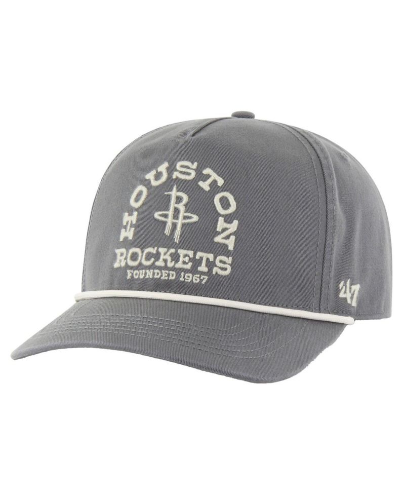Men's Charcoal Houston Rockets Canyon Ranchero Hitch Adjustable Hat