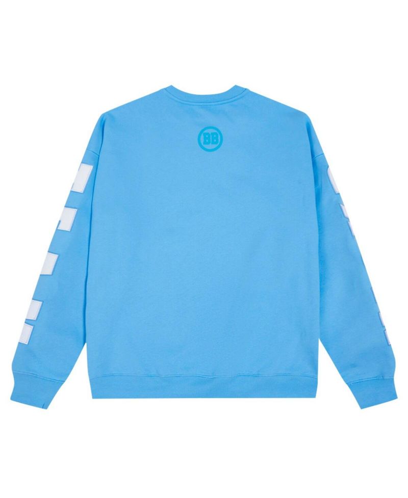Men's Blue Looney Tunes Kickball Team Pullover Sweatshirt