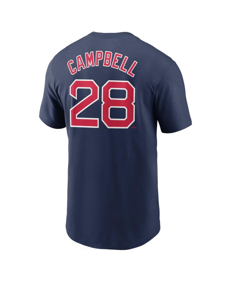 Men's Kristian Campbell Navy Boston Red Sox Fuse Name & Number T-Shirt