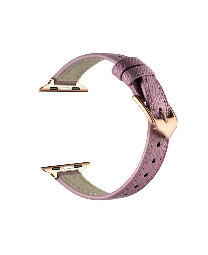 Cleo Skinny Leather Band for Apple Watch, Fits All Apple Watch Models