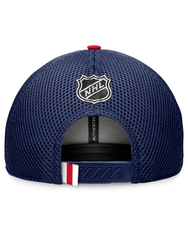 Men's Navy New York Rangers 2024 NHL Draft on Stage Trucker Adjustable Hat