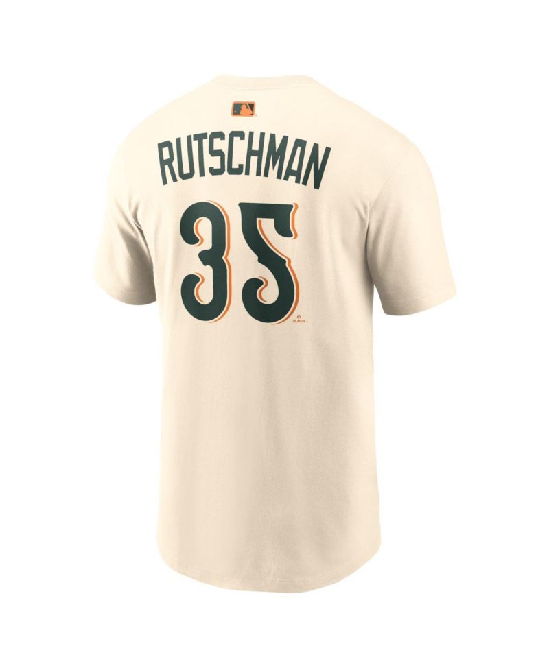 Men's Adley Rutschman Natural Baltimore Orioles 2026 City Connect Name & Number T-Shirt