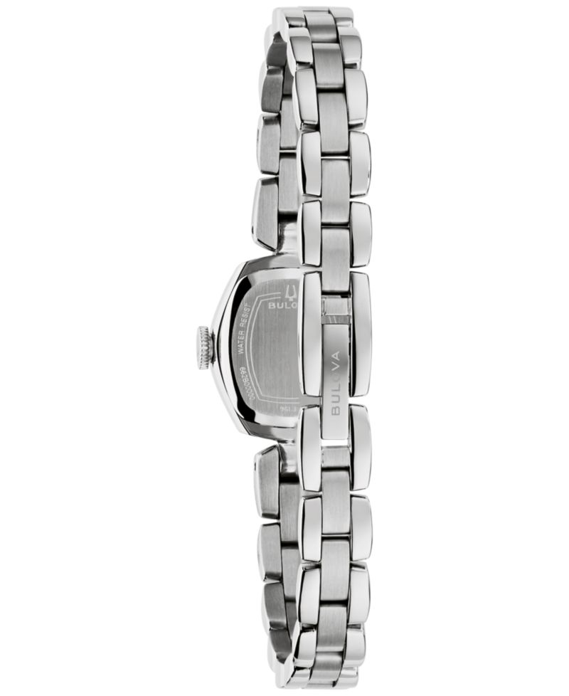Women's Goddess of Time Jackie Silver-Tone Stainless Steel Bracelet Watch 18mm
