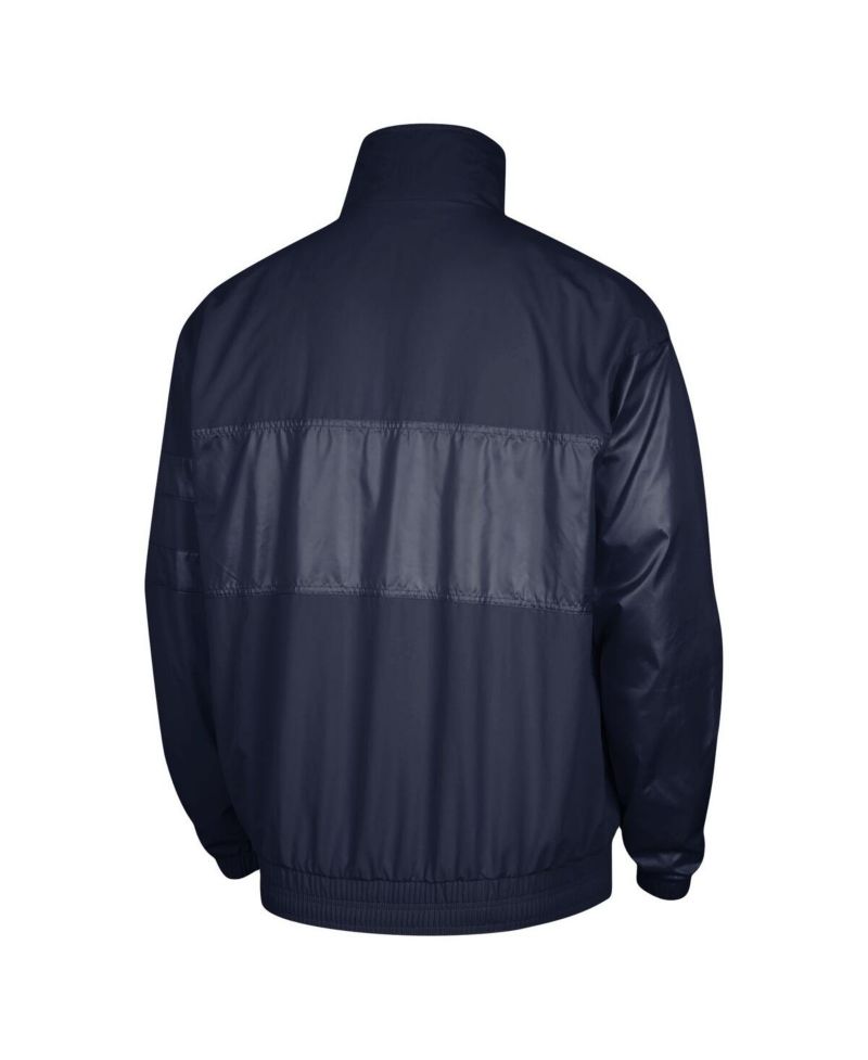 Men's Navy Dallas Mavericks Courtside Versus Capsule Full-Zip Jacket