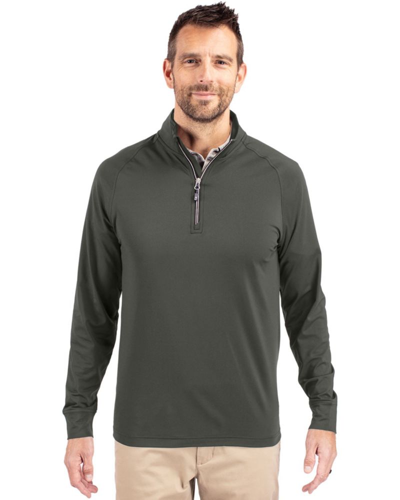 Men's Adapt Eco Knit Stretch Quarter Zip Pullover Jacket