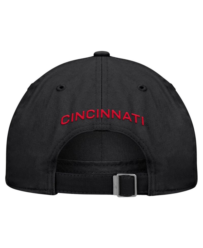 Men's Black Cincinnati Bearcats 2026 Sideline Club Adjustable Hat