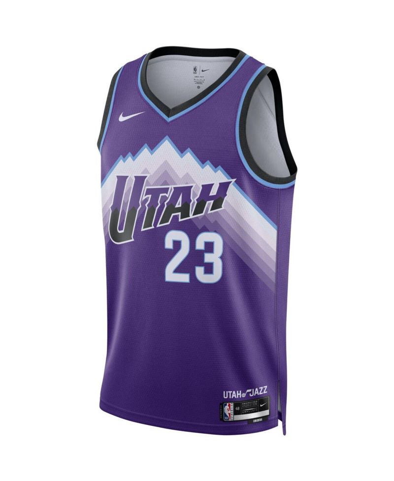 Men's and Women's Lauri Markkanen Purple Utah Jazz Swingman Icon Edition Jersey
