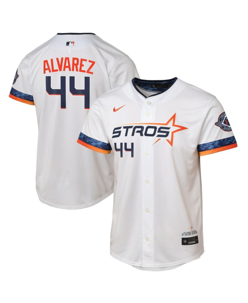 Big Boys and Girls Yordan Alvarez White Houston Astros 2025 City Connect Limited Player Jersey