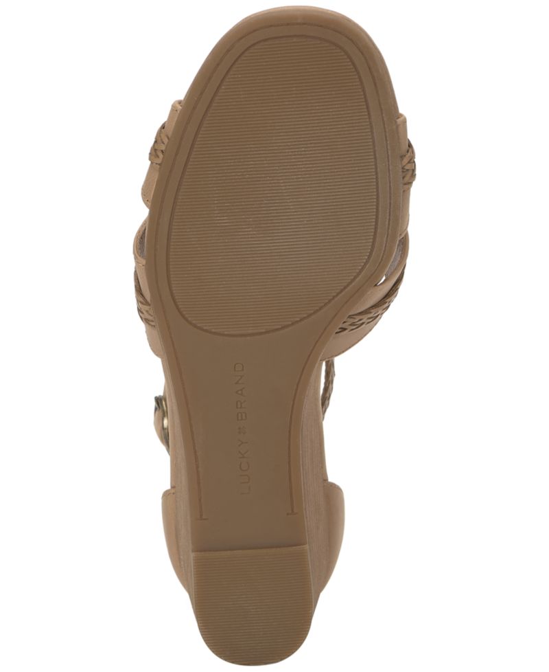 Women's Jaelah Criss-Cross Braided Wedge Sandals