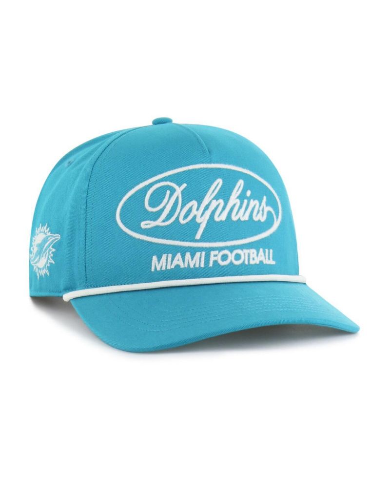 Men's Aqua Miami Dolphins Foundational Hitch Adjustable Hat