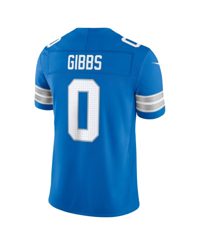 Men's Jahmyr Gibbs Blue Detroit Lions Vapor F.U.S.E. Stitched Limited Jersey