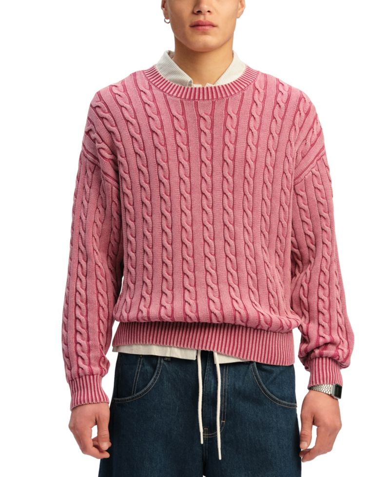 Men's Regular-Fit Crewneck Knit Sweater