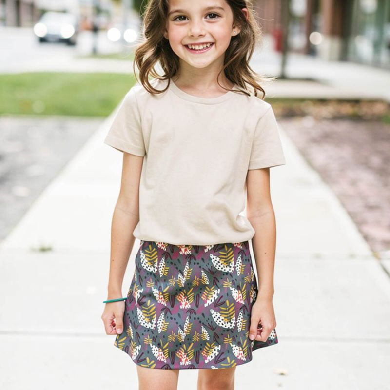 Toddler Girls Fair Trade Organic Cotton Pocket Skort