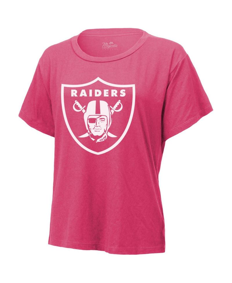 Women's Maxx Crosby Pink Las Vegas Raiders Name & Number T-Shirt