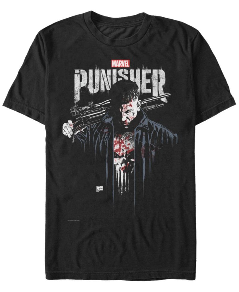 Marvel Men's Punisher The Punisher Portrait Short Sleeve T-Shirt